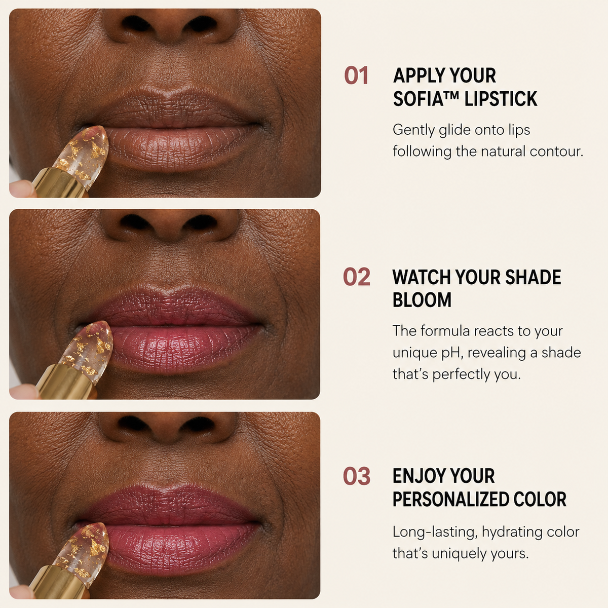 Sofia™  The pH Bloom Lipstick ✦